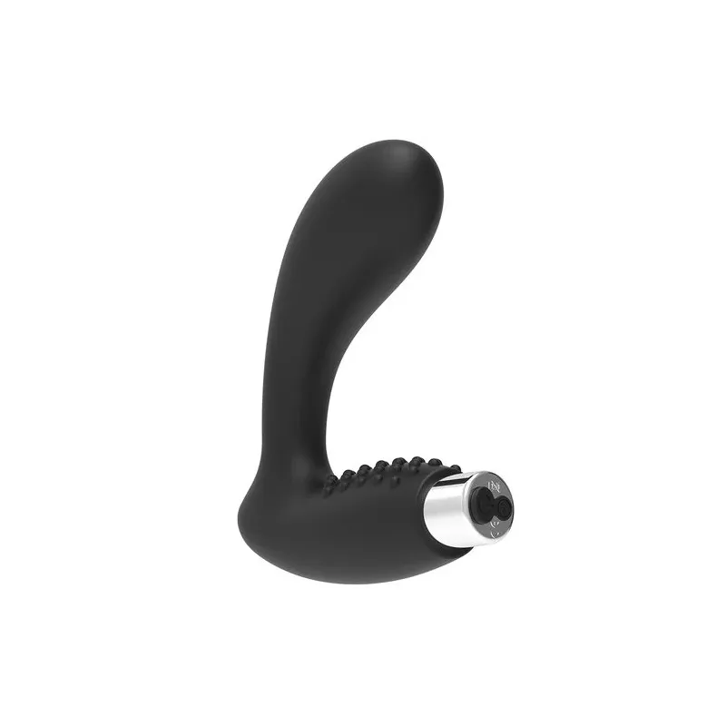 Vibratore prostatico ricaricabile Addicted Toys – silicone medicale nero – vista generale