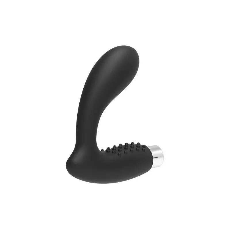 Vibrador prostático recargable Addicted Toys – silicona médica negro – vista general" }, { "id_image": 2222, "fr": "Masseur anal