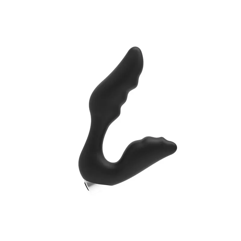 Rechargeable prostate massager Addicted Toys black ergonomic design for prostate stimulation