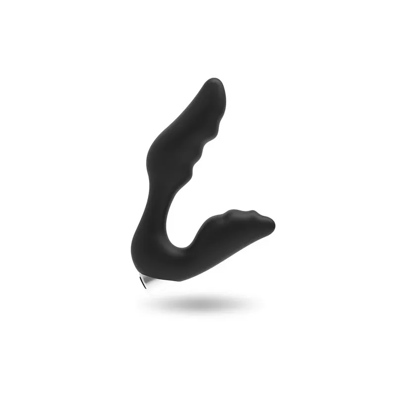Rechargeable prostate massager Addicted Toys black ergonomic design for prostate stimulation
