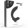 Rechargeable prostate massager Addicted Toys black silicone ergonomic curve for stimulation