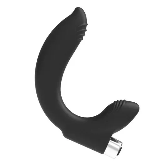 Vibrateur prostatique rechargeable Addicted Toys noir silicone courbe ergonomique stimulation
