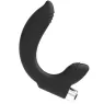 Massaggiatore prostatico ricaricabile Addicted Toys nero silicone ergonomico per stimolazione