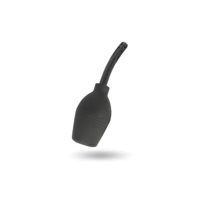 TPR Einlaufball schwarz Addicted Toys, Squeeze-Reinigung für Intimhygiene, ergonomisch