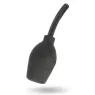 Poire de lavement TPR noire Addicted Toys, poire squeeze propre hygiène intime, design ergonomique