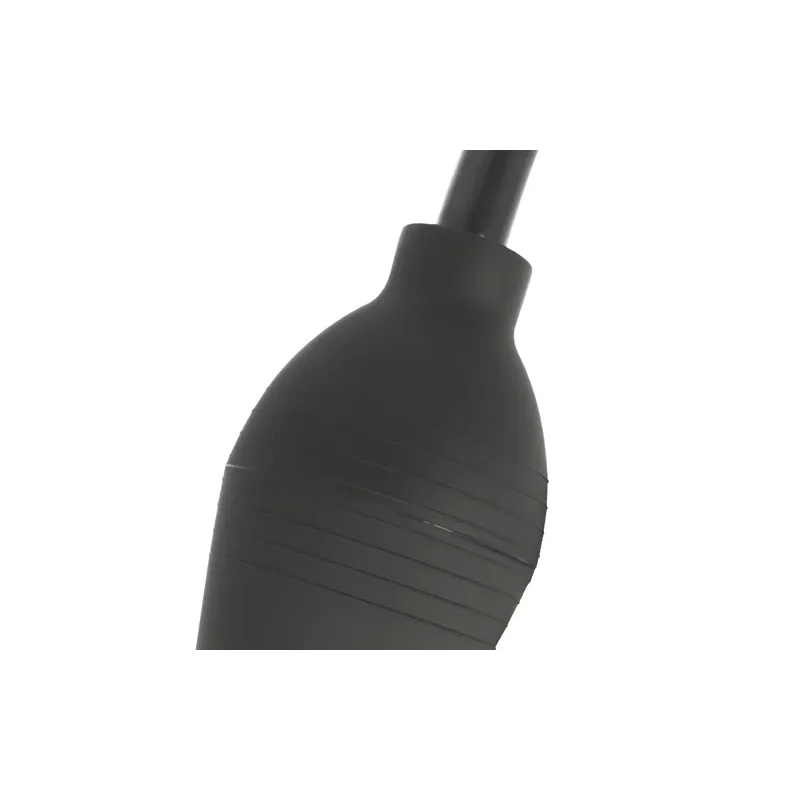 Pera clistere TPR nera Addicted Toys, pulizia squeeze per igiene intima, ergonomica