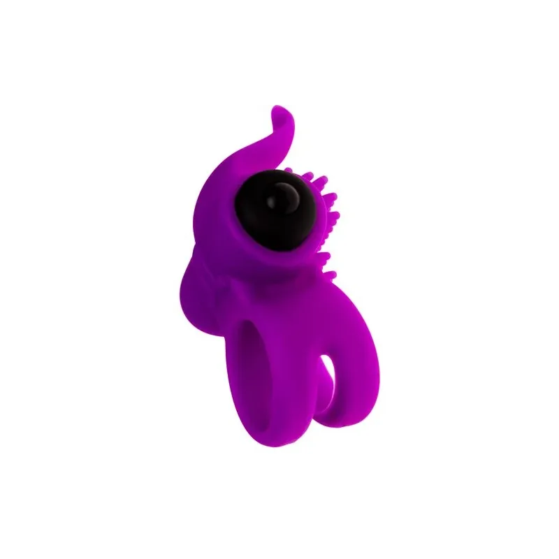 Anneau vibrant Bullet Lastic violet Adrien Lastic – stimulateur clitoridien en forme de langue pour couple