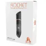 Bullet vibrator ricaricabile Rocket nero ADRIEN LASTIC – forma rossetto ergonomica