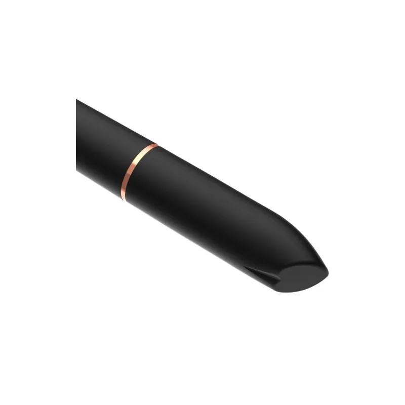 Balle vibrante rechargeable Rocket noire ADRIEN LASTIC – forme rouge à lèvres ergonomique