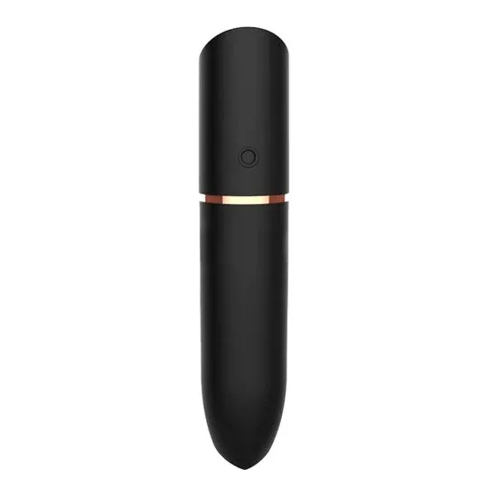 Bullet vibrator ricaricabile Rocket nero ADRIEN LASTIC – forma rossetto ergonomica