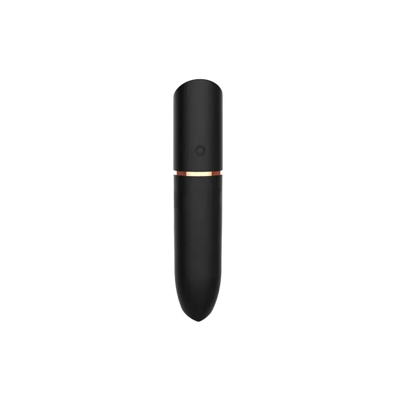 Balle vibrante rechargeable Rocket noire ADRIEN LASTIC – forme rouge à lèvres ergonomique