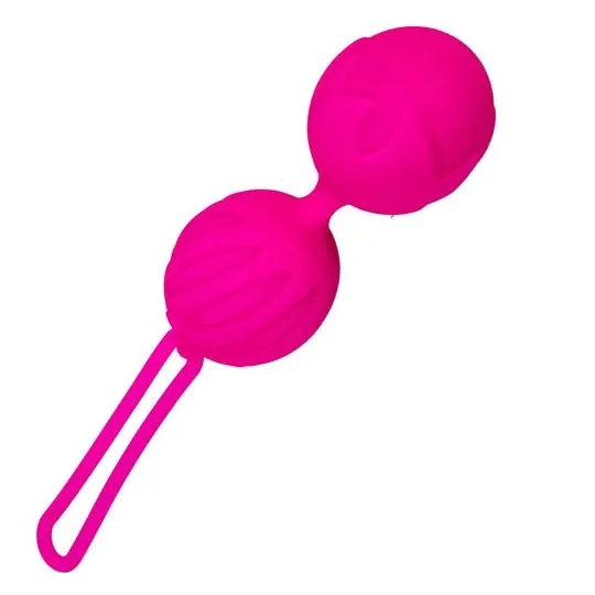 Palle Geisha Adrien Lastic silicone fucsia taglia S - due sfere per esercizi pavimento pelvico