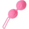 Palline Geisha in silicone rosa di ADRIEN LASTIC per rafforzare il pavimento pelvico