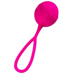 Balle de geisha Mia en silicone rose par Adrien Lastic – boule tonique pour débutants, renforcement du périnée