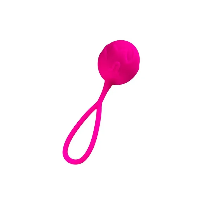 Pink silicone geisha ball Mia by Adrien Lastic – pelvic floor toner for beginners, kegel exercise ball
