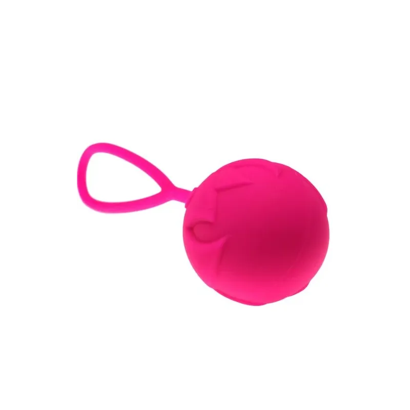 Pink silicone geisha ball Mia by Adrien Lastic – pelvic floor toner for beginners, kegel exercise ball