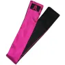 Benda in raso reversibile per bondage rosa e nero di ADRIEN LASTIC per giochi erotici.