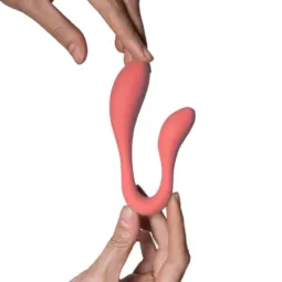 Paarvibrator Rose Doppelstimulation Adrien Lastic Couple Secrets II – wiederaufladbar App gesteuert