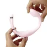 Vibromasseur double stimulation rose Adrien Lastic rechargeable USB application