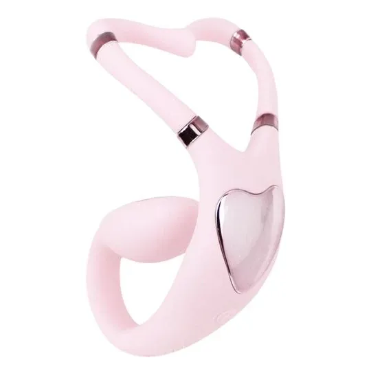 Pink dual stimulation vibrator Adrien Lastic USB rechargeable app controlled