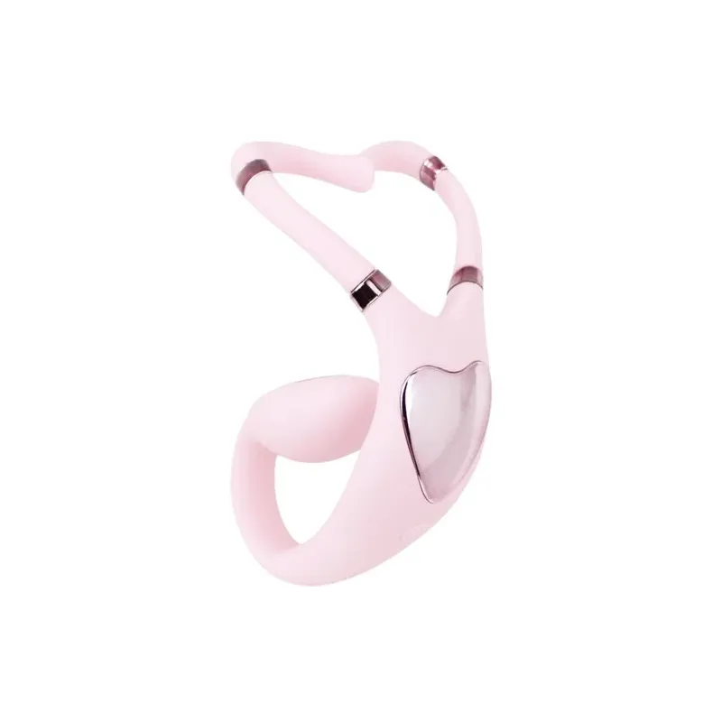 Pink dual stimulation vibrator Adrien Lastic USB rechargeable app controlled