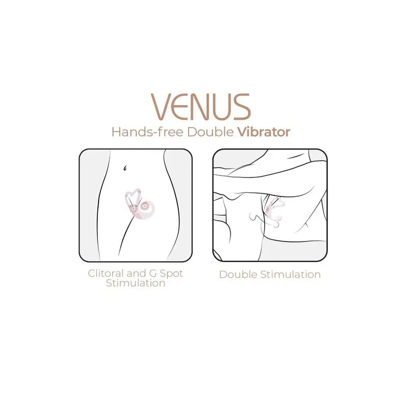 Vibromasseur double stimulation rose Adrien Lastic rechargeable USB application