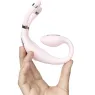 Rosa Doppelstimulationsvibrator Adrien Lastic wiederaufladbar USB App-Steuerung