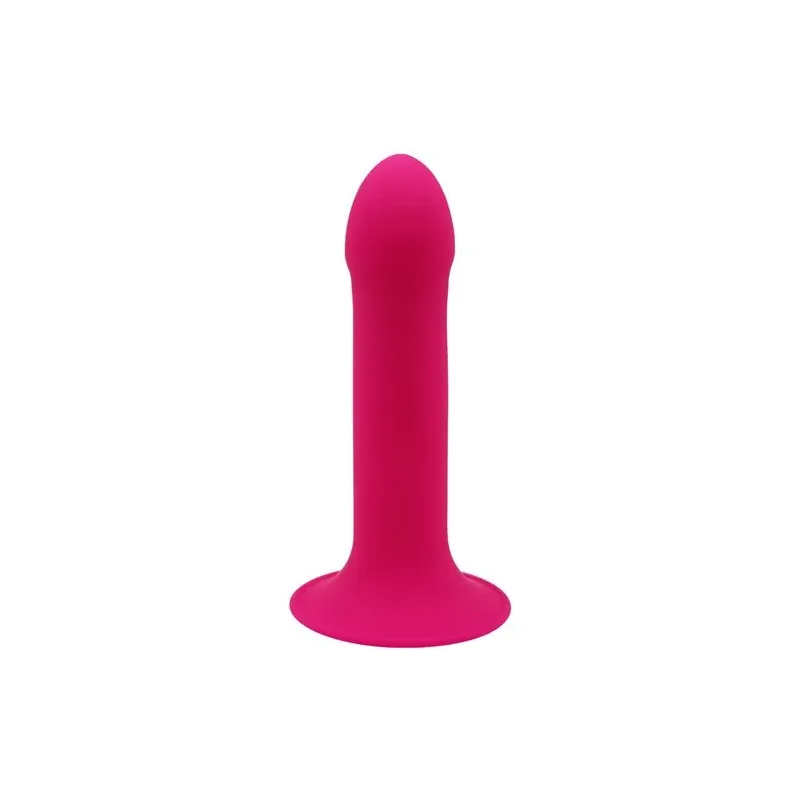 Consolador Hitsens 2 doble densidad Silexpan rosa Adrien Lastic con ventosa termorreactivo