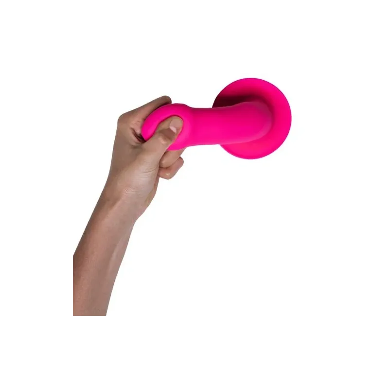 Adrien Lastic Hitsens 2 double density Silexpan silicone dildo rose with suction cup thermo-reactive