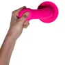 Dildo Hitsens 2 doppia densità Silexpan rosa Adrien Lastic con ventosa termoreattivo