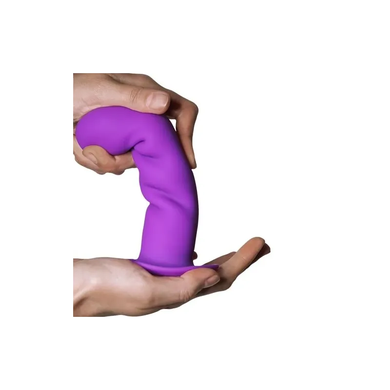 Gode silicone double densité Hitsens 3 Adrien Lastic violet - vue d'ensemble