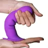 Gode silicone double densité Hitsens 3 Adrien Lastic violet - vue d'ensemble