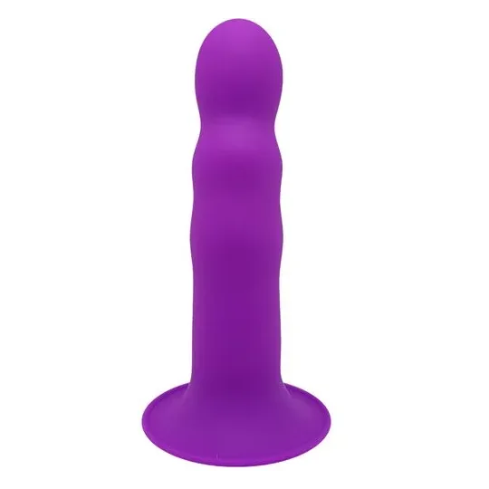 Silicone dildo double density Hitsens 3 Adrien Lastic purple - overview