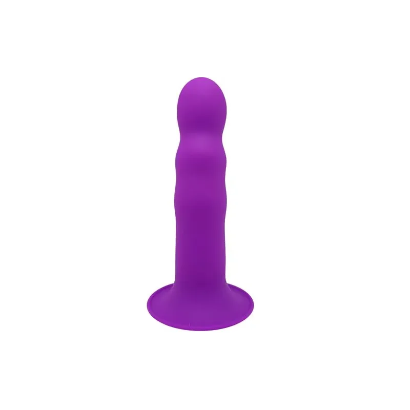 Dildo silicone doppia densità Hitsens 3 Adrien Lastic viola - vista d'insieme