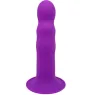 Silicone dildo double density Hitsens 3 Adrien Lastic purple - overview