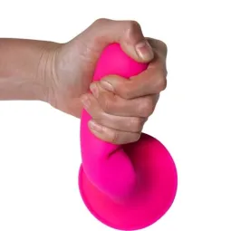 Consolador Adrien Lastic Hitsens 4 doble densidad fucsia vista general" }, { "fr": "Gode Adrien Lastic Hitsens 4 fuchsia avec ve