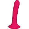 Dildo Adrien Lastic Hitsens 4 doppia densità fucsia vista d'insieme