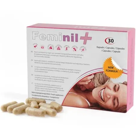 Integratore alimentare 500COSMETICS Feminil+ – capsule per migliorare la libido femminile – confezione da 30