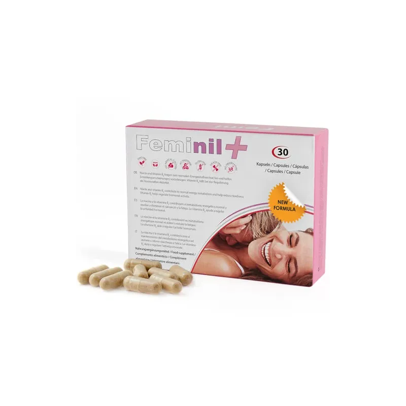 Complément alimentaire 500COSMETICS Feminil+ – gélules pour amélioration de la libido féminine – boîte de 30