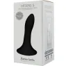 Dildo in silicone nero Hitsens 5 doppia densità ADRIEN LASTIC vista frontale