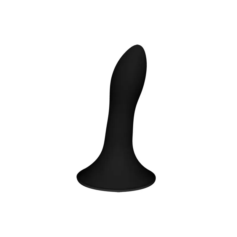 Consolador de silicona negro Hitsens 5 doble densidad ADRIEN LASTIC vista frontal" }, { "fr": "Base ventouse du gode silicone no