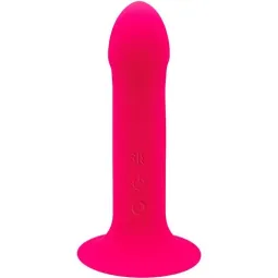 Dildo vibrante a doppia densità rosa Adrien Lastic Hitsens Vibe 2 con ventosa potente e 10 modalità di vibrazione