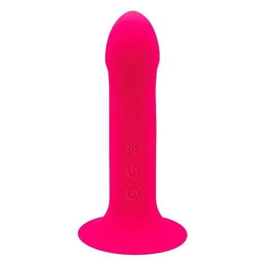 Gode vibrant double densité rose Adrien Lastic Hitsens Vibe 2 avec ventouse extra-puissante et 10 modes vibrations