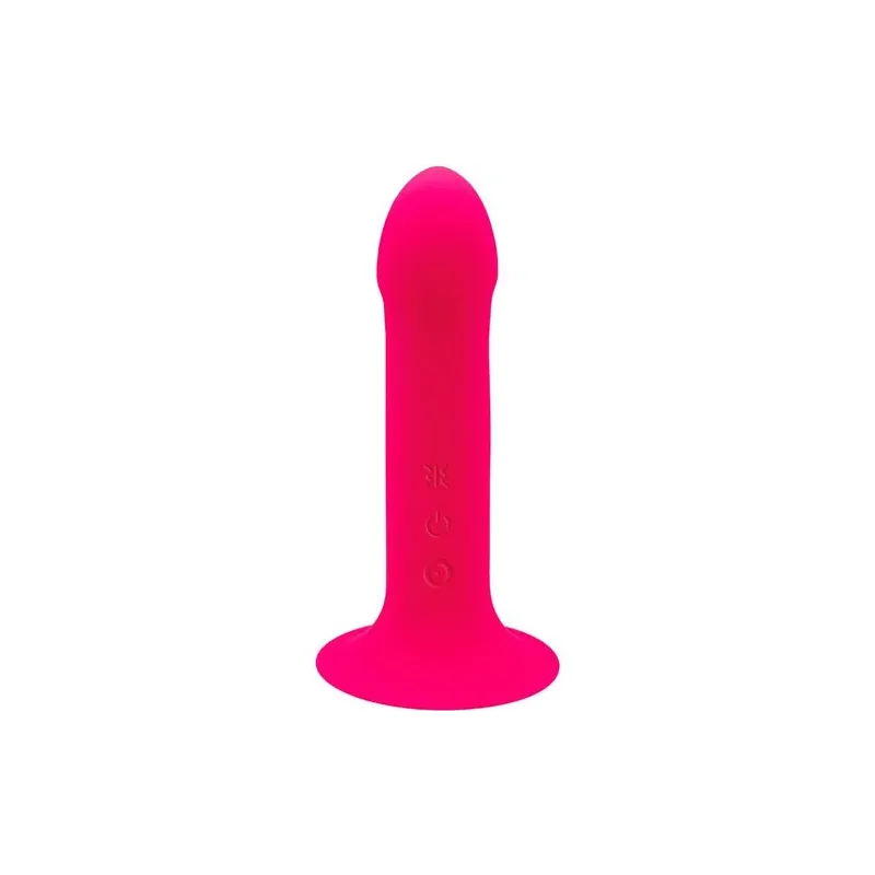 Rose dual-density vibrating dildo Adrien Lastic Hitsens Vibe 2 with powerful suction cup and 10 vibration modes