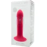 Rosa Doppeldichte-Vibrationsdildo Adrien Lastic Hitsens Vibe 2 mit Saugfuß und 10 Vibrationsmodi