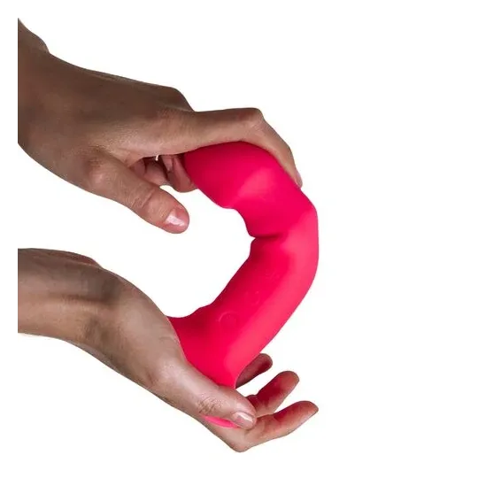 Gode vibrant double densité rose Adrien Lastic Hitsens Vibe 2 avec ventouse extra-puissante et 10 modes vibrations