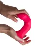 Dildo vibrante a doppia densità rosa Adrien Lastic Hitsens Vibe 2 con ventosa potente e 10 modalità di vibrazione