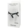 Imbracatura strap-on in denim nero regolabile Adrien Lastic - vista generale