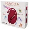 Verpackung des roten Klitoris-Saugers und Vibrations-Eis Adrien Lastic Inspiration - Gesamtansicht