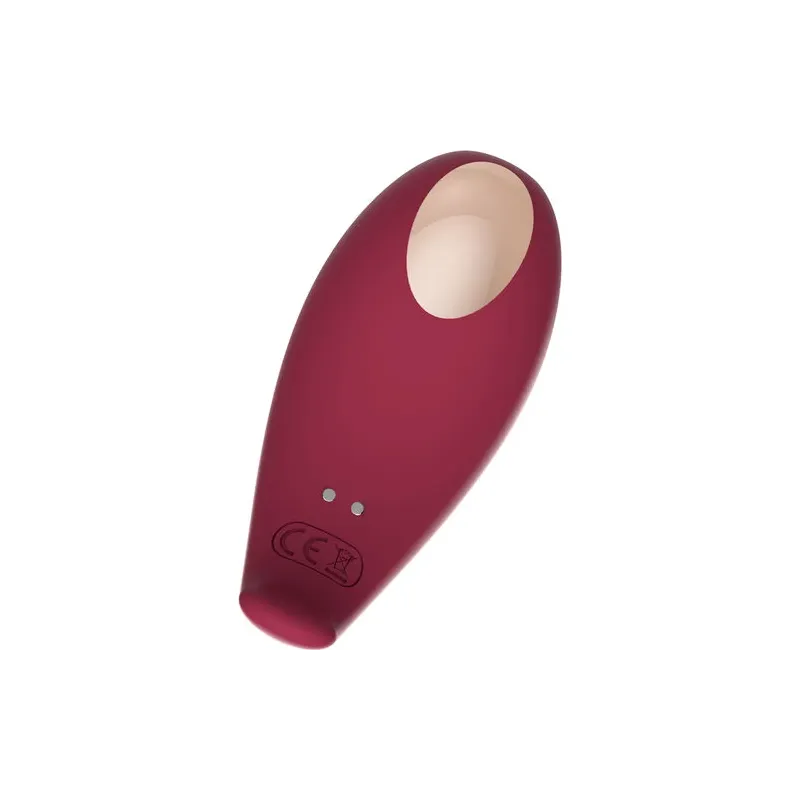 Packaging of the red clitoral sucker and egg vibrator Adrien Lastic Inspiration - overall view
